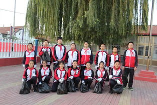 广饶县英才中学开展 小手拉大手 共建美丽乡村 专项行动